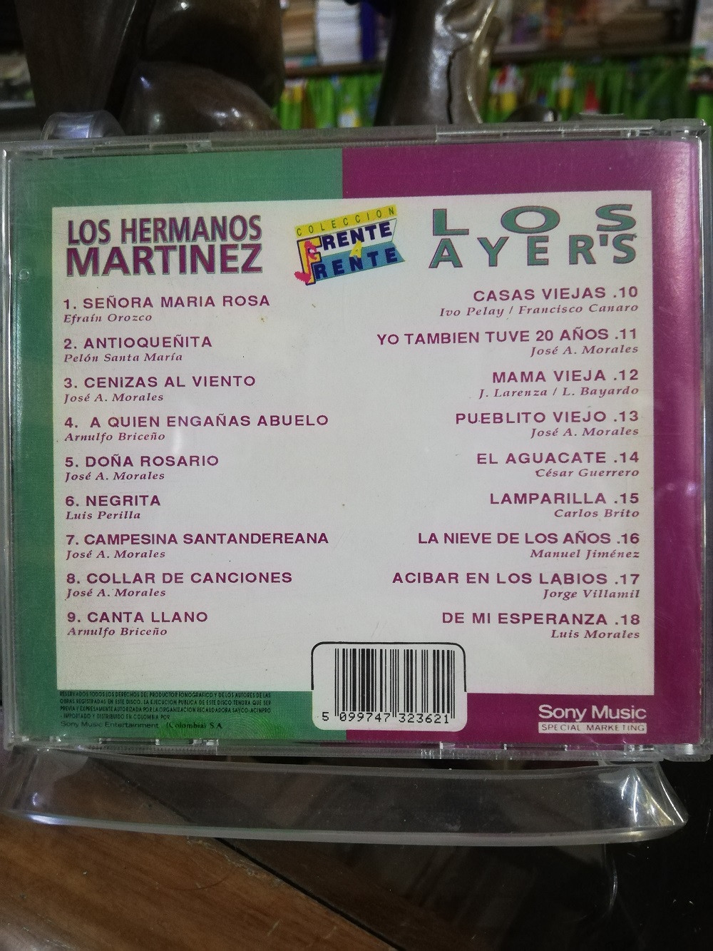 Imagen CD LOS HERMANOS MARTINEZ & LOS AYER´S - FRENTE A FRENTE 2