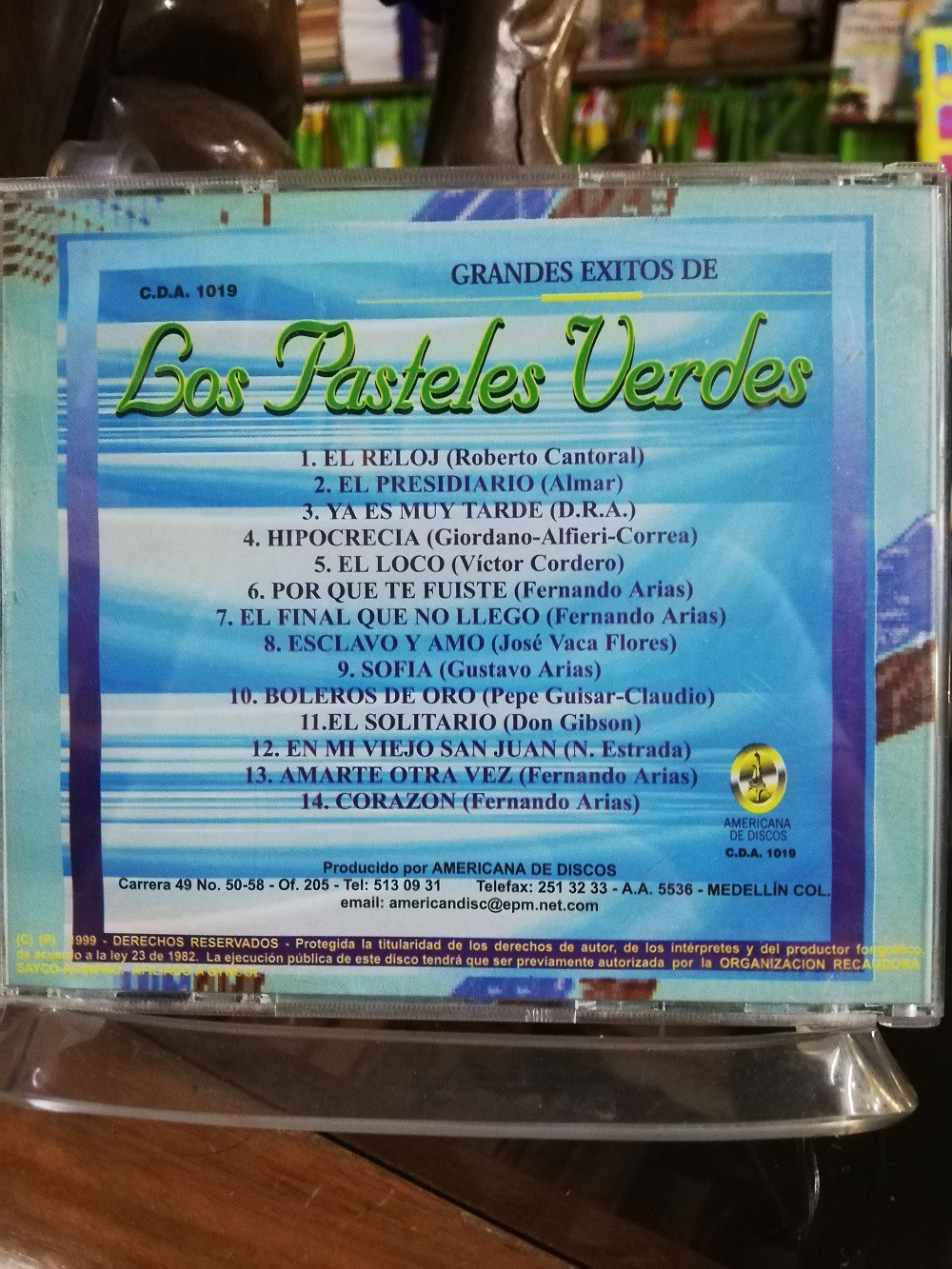 Imagen CD LOS PASTELES VERDES - GRANDES EXITOS 2