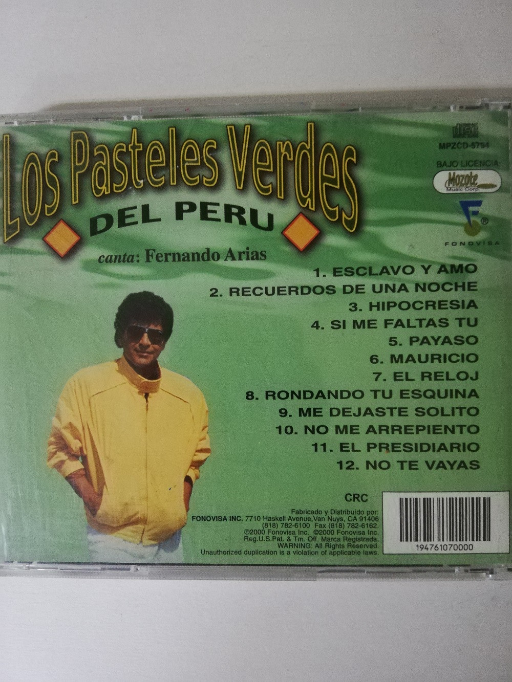Imagen CD LOS PASTELES VERDES - LO MEJOR Y LO NUEVO 2
