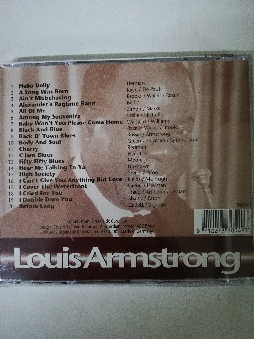Imagen CD LOUIS ARMSTRONG - HELLO DOLLY 2