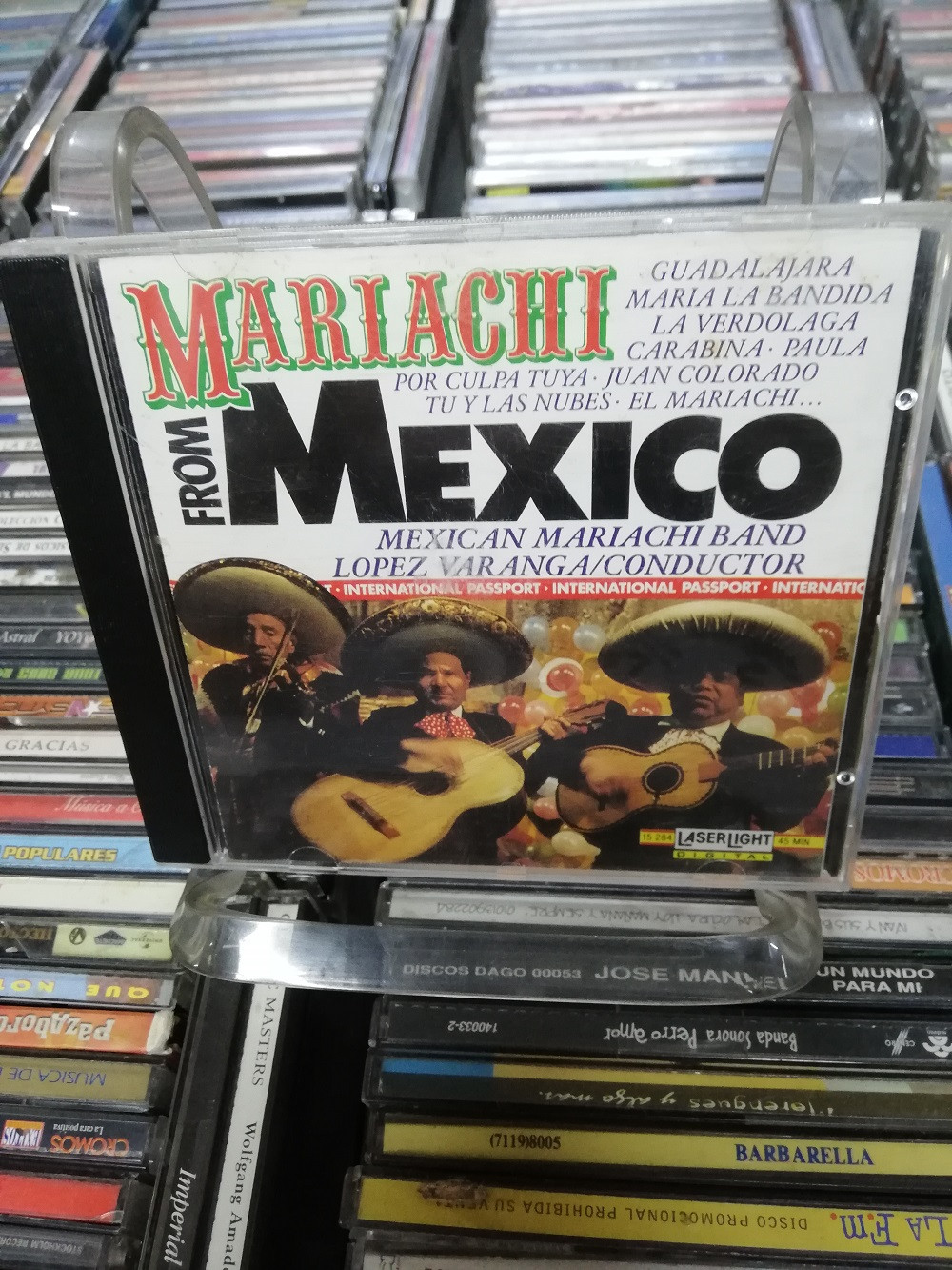 Imagen CD MARIACHI FROM MEXICO