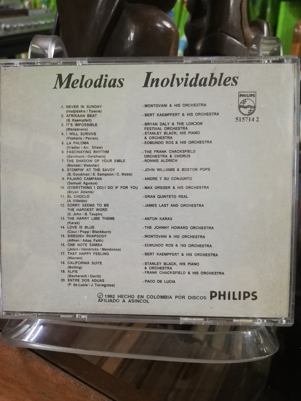 Imagen CD MELODIAS INOLVIDABLES - 100 MEJORES INSTRUMENTALES VOL. 2 2