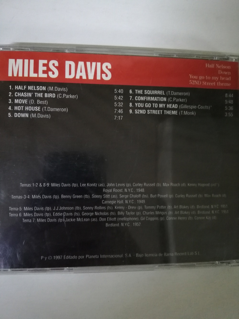Imagen CD MILES DAVIS - JAZZ & BLUES COLLECTION 2