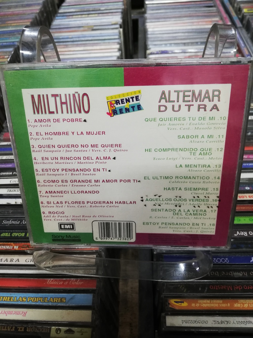 Imagen CD MILTHIÑO & ALDEMAR DUTRA - FRENTE A FRNETE 2