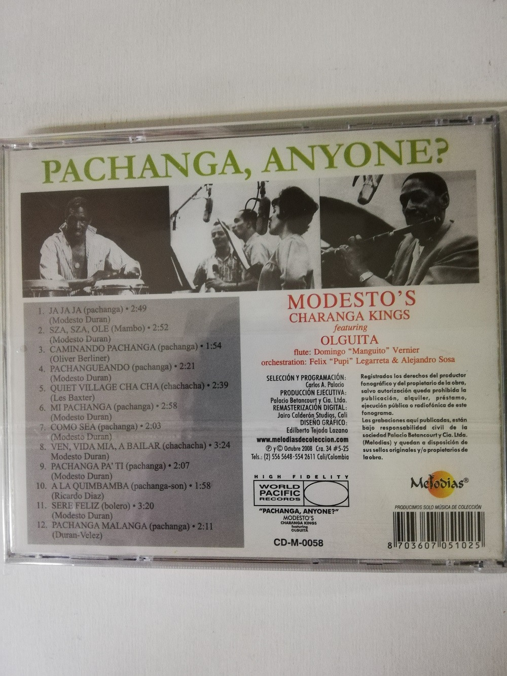 Imagen CD MODESTO´S CHARANGA KINGS - PACHANGA, ANYONE? 2
