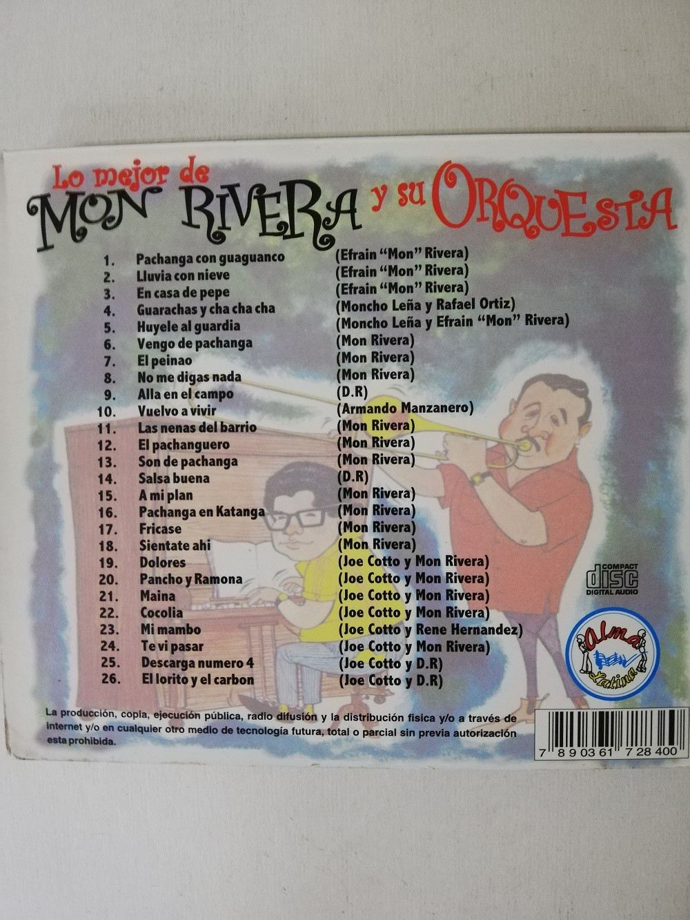 Imagen CD MON RIVERA Y SU ORQUESTA - LO MEJOR DE MON RIVERA Y SU ORQUESTA 2