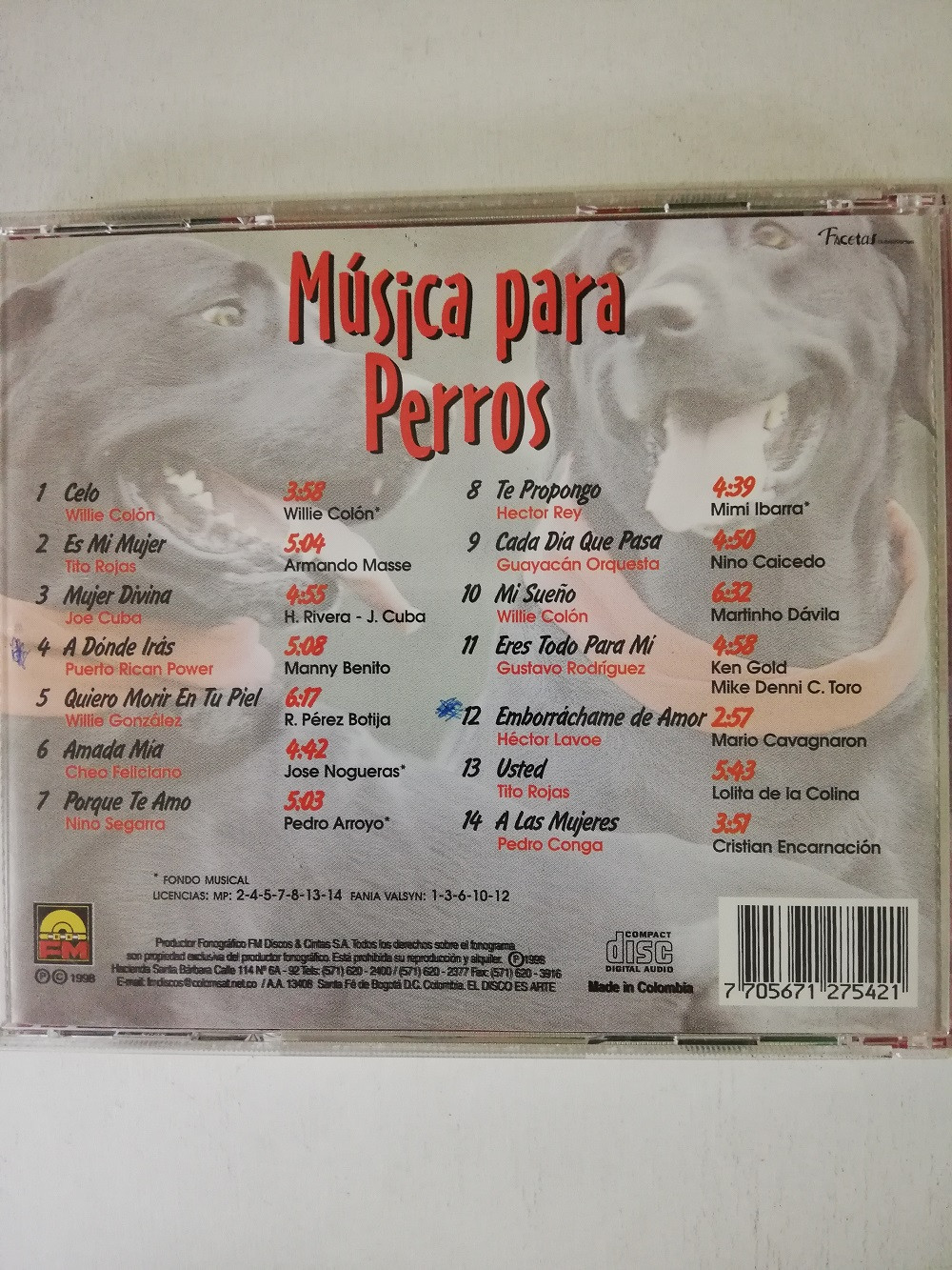Imagen CD MÚSICA PARA PERROS - INTÉRPRETES VARIOS 2