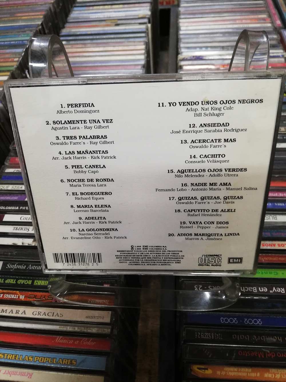 Imagen CD NAT KING COLE - 20 GRANDES EXITOS EN ESPAÑOL 2