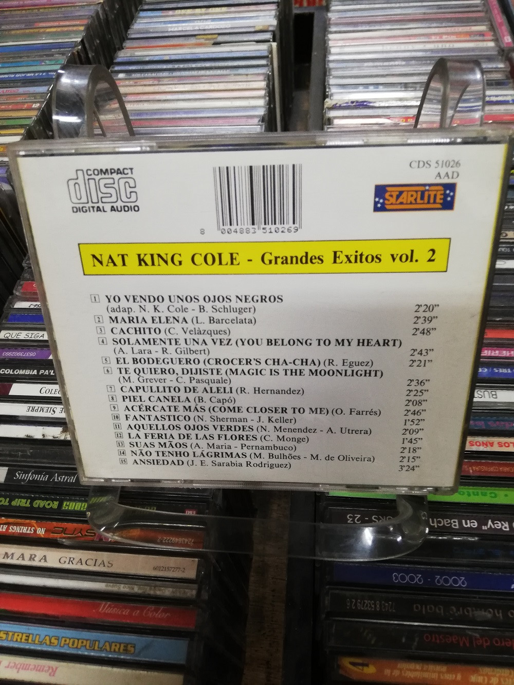 Imagen CD NAT KING COLE - GRANDES EXITOS EN ESPAÑOL 2