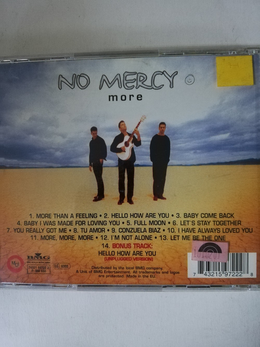 Imagen CD NO MERCY - MORE 2