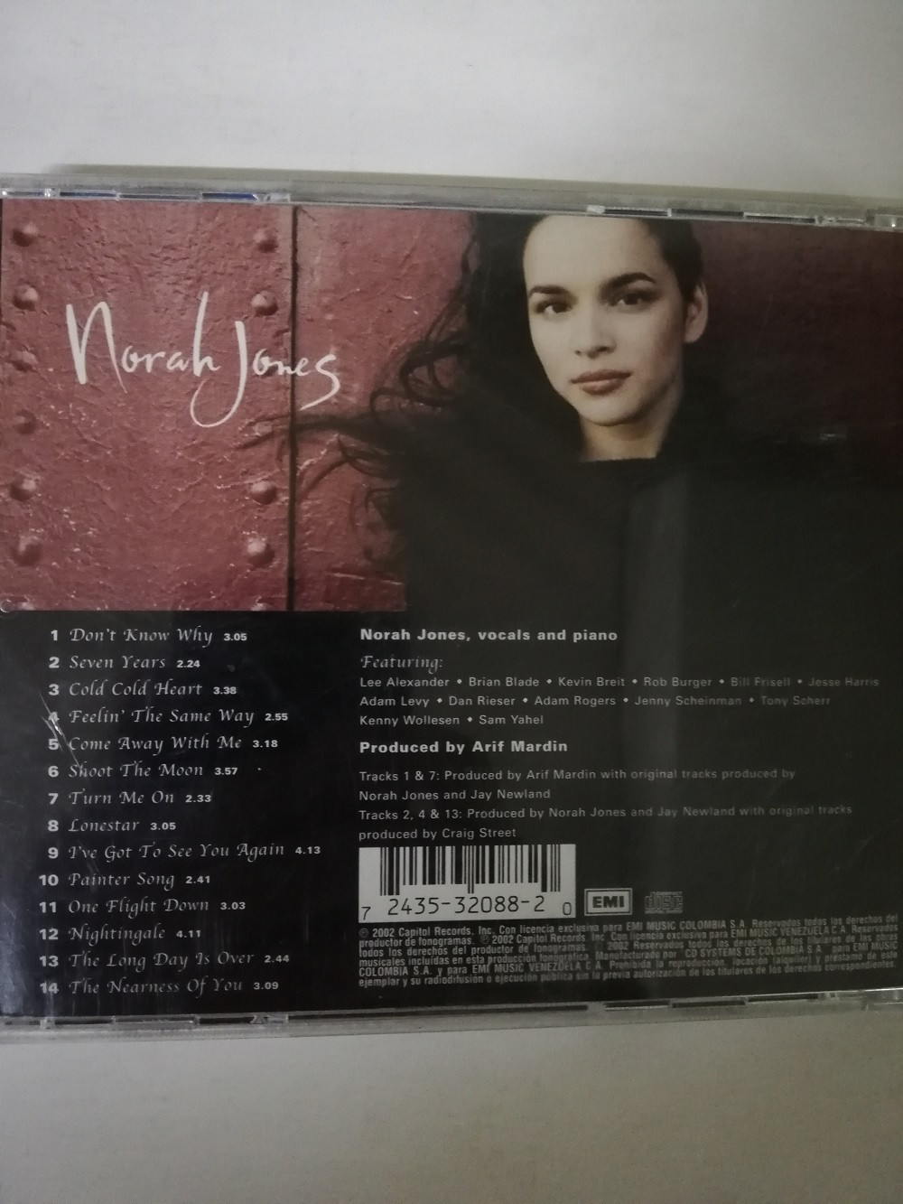 Imagen CD NORAH JONES - COME AWAY WITH ME 2