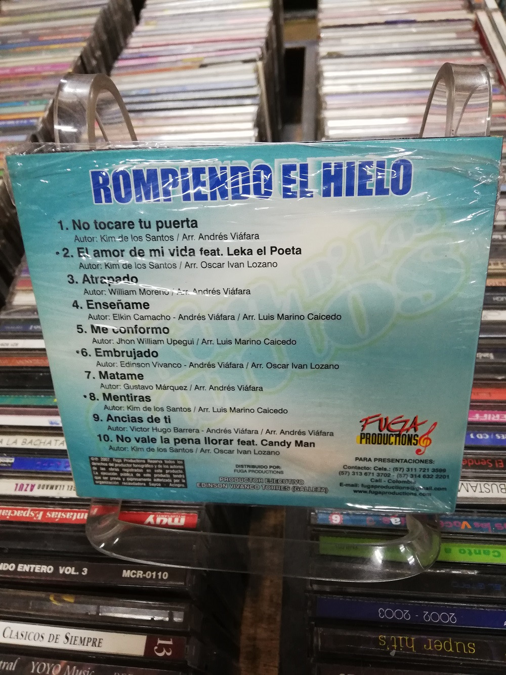 Imagen CD NUEVO KIM DE LOS SANTOS - ROMPIENDO EL HIELO 2
