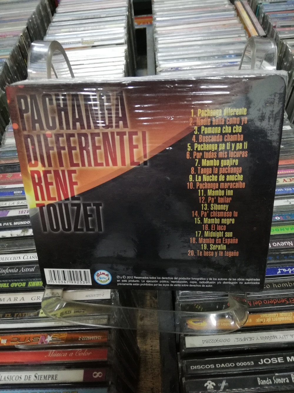 Imagen CD NUEVO RENE TOUZET - PACHANGA DIFERENTE! 2