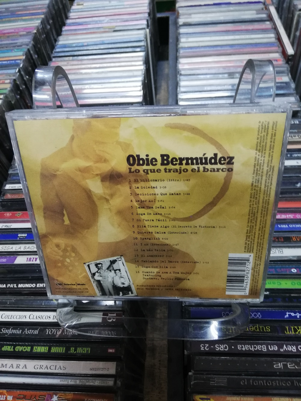 Imagen CD OBIE BERMUDEZ - LO QUE TRAJO EL BARCO 2