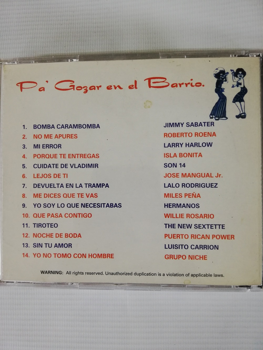 Imagen CD PA´ GOZAR EN EL BARRIO - PA´ GOZAR EN EL BARRIO VOL. 1 2