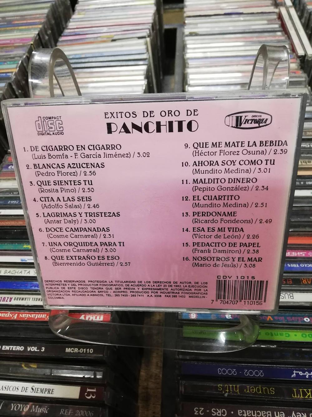 Imagen CD PANCHITO - EXITOS DE ORO 2