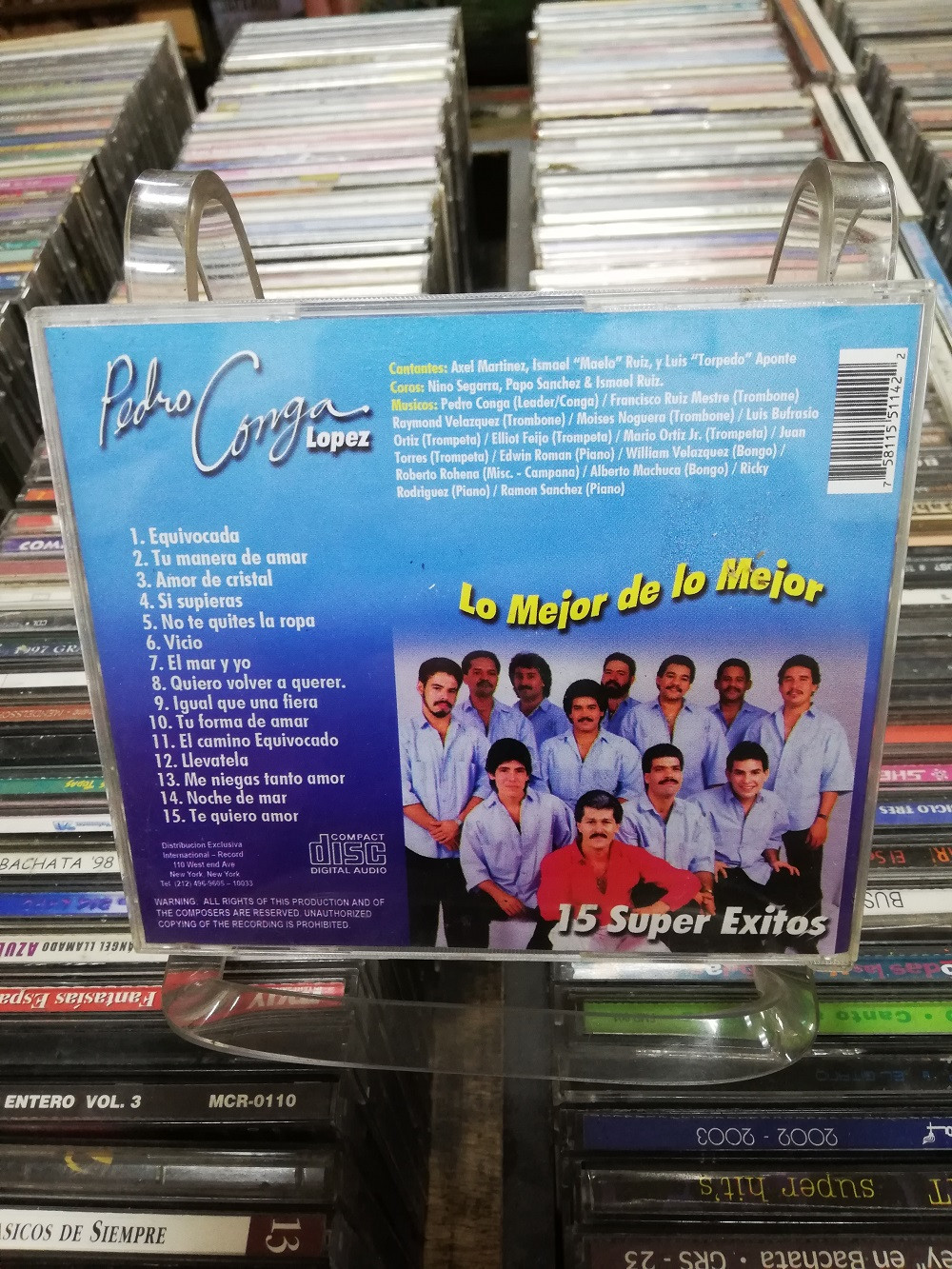 Imagen CD PEDRO CONGA LOPEZ - 15 SUPER EXITOS 2