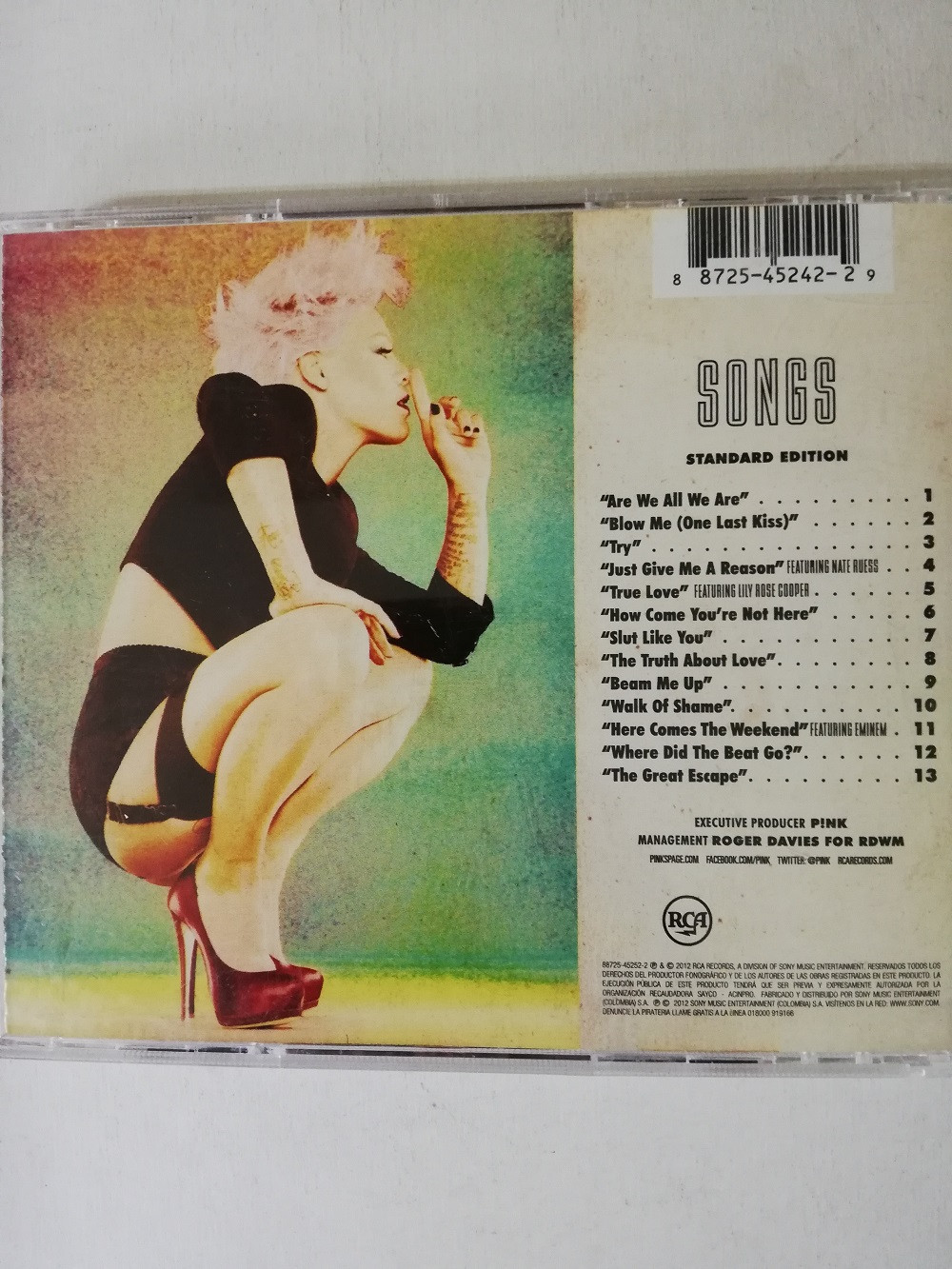 Imagen CD PINK - THE TRUTH ABOUT LOVE 2