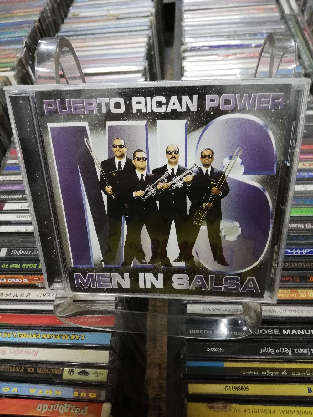 Imagen CD PUERTO RICAN POWER - MEN IN SALSA