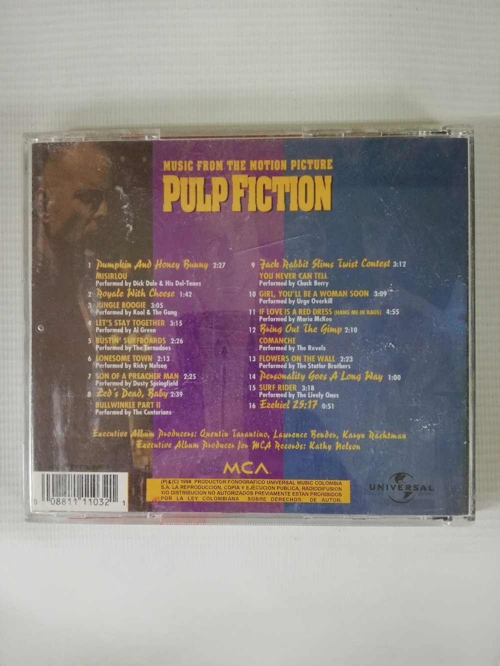 Imagen CD PULP FICTION - MUSIC FROM THE MOTION PICTURE 2