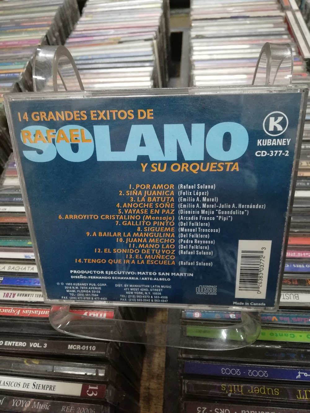 Imagen CD RAFAEL SOLANO - 14 GRANDES EXITOS 2