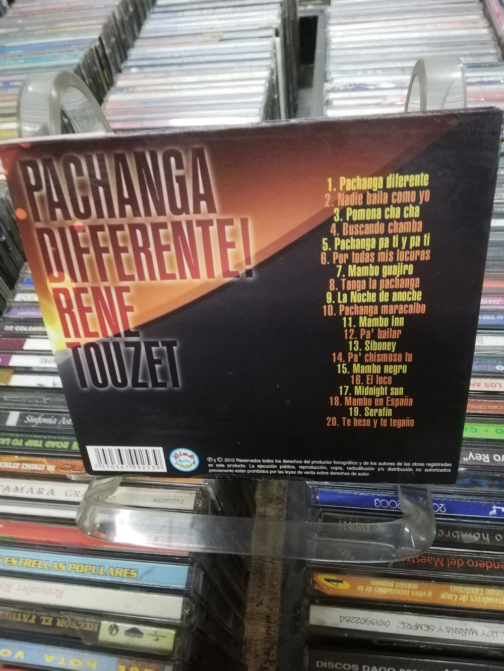 Imagen CD RENE TOUZET - PACHANGA DIFERENTE! 2
