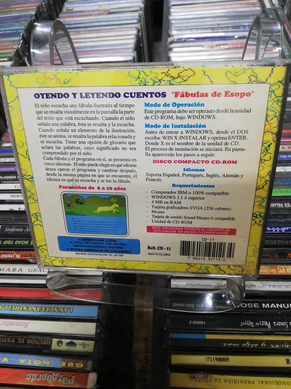 Imagen CD ROM FABULAS DE ESOPO - OYENDO Y LEYENDO CUENTOS 2