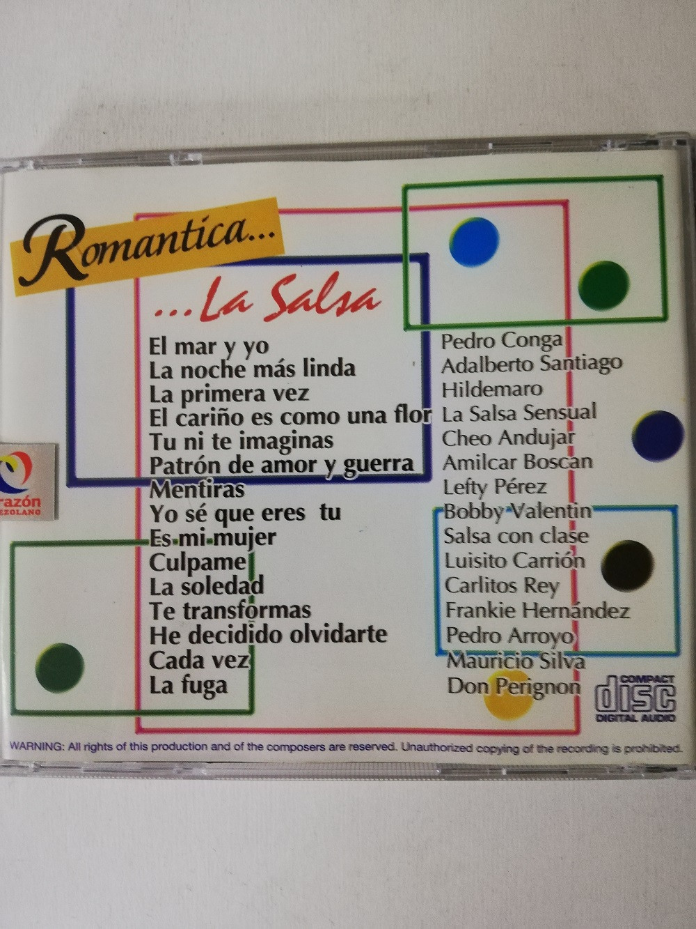 Imagen CD ROMÁNTICA...LA SALSA - ARTISTAS VARIOS 2