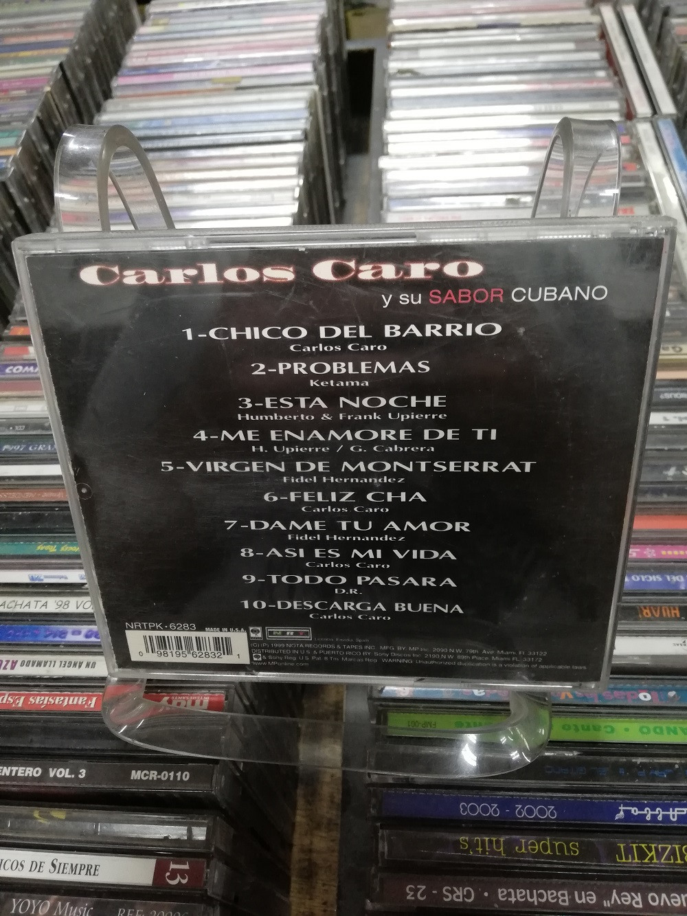 Imagen CD SALSA CUBANA CARLOS CARO Y SU SABOR CUBANO - DESCARGA BUENA 2