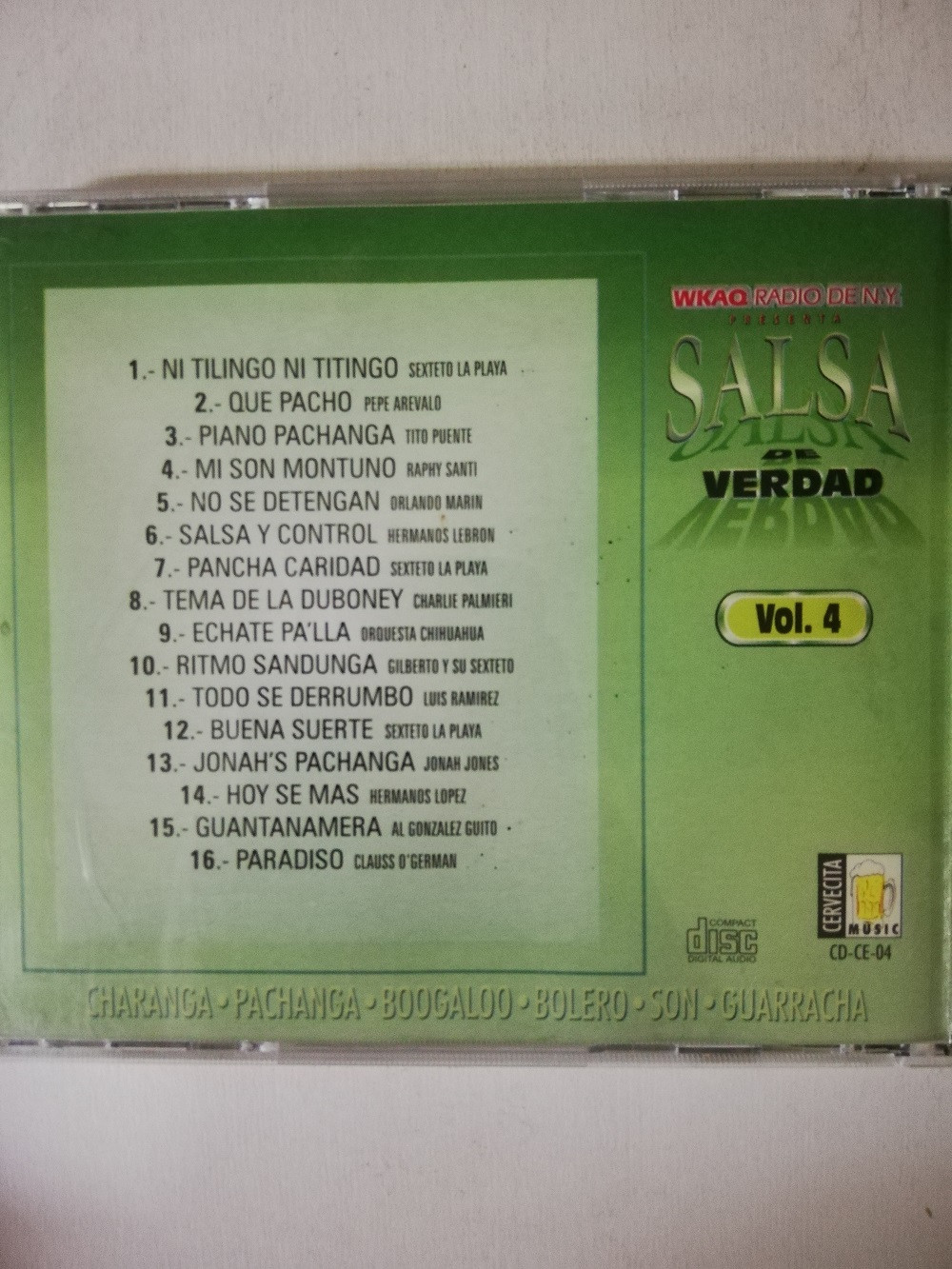 Imagen CD SALSA DE VERDAD - SALSA DE VERDAD VOL. 4 2
