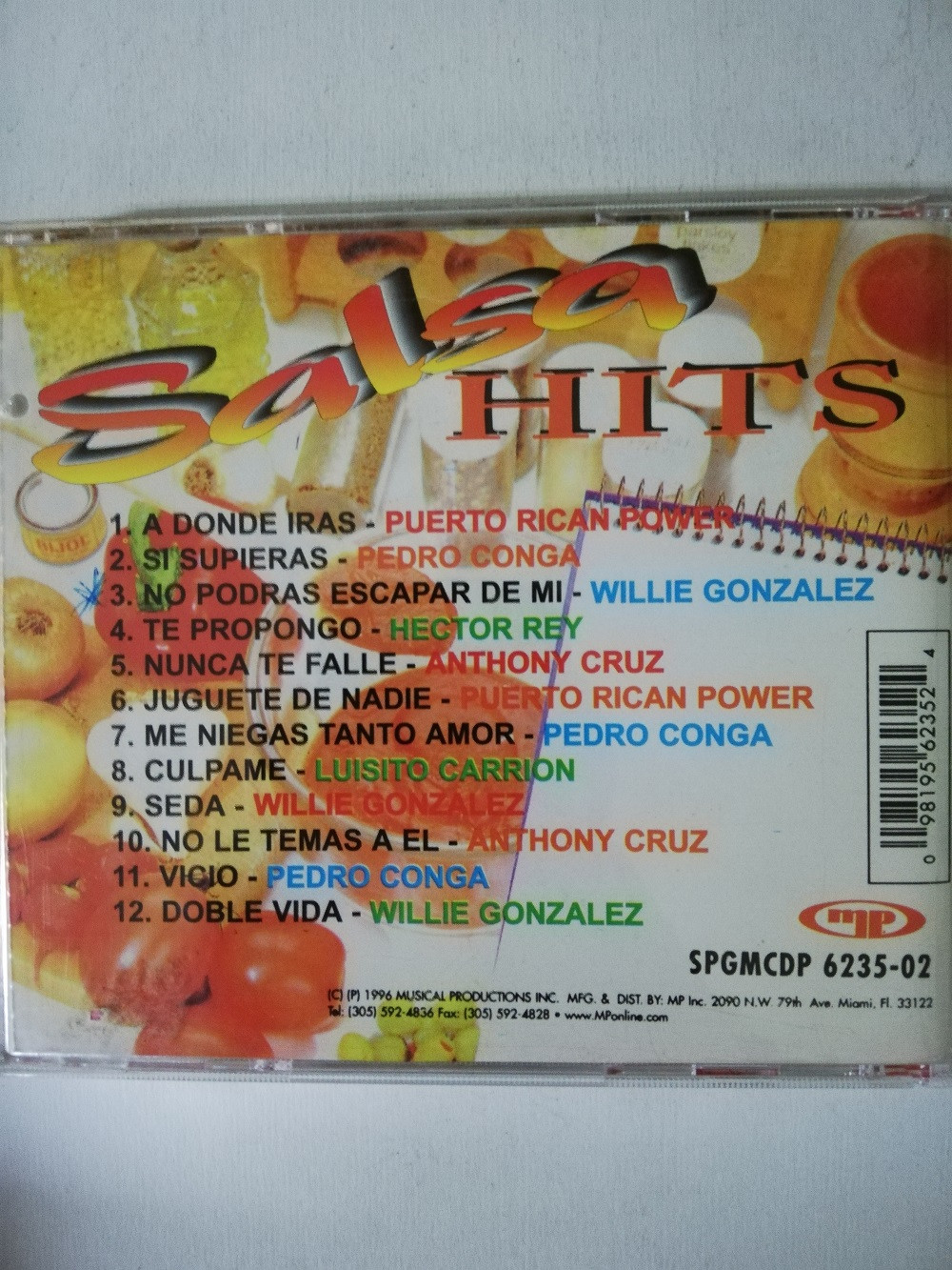 Imagen CD SALSA HITS - VARIOS INTÉRPRETES 2