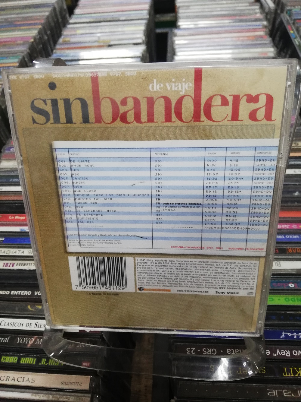 Imagen CD SIN BANDERA - DE VIAJE 2