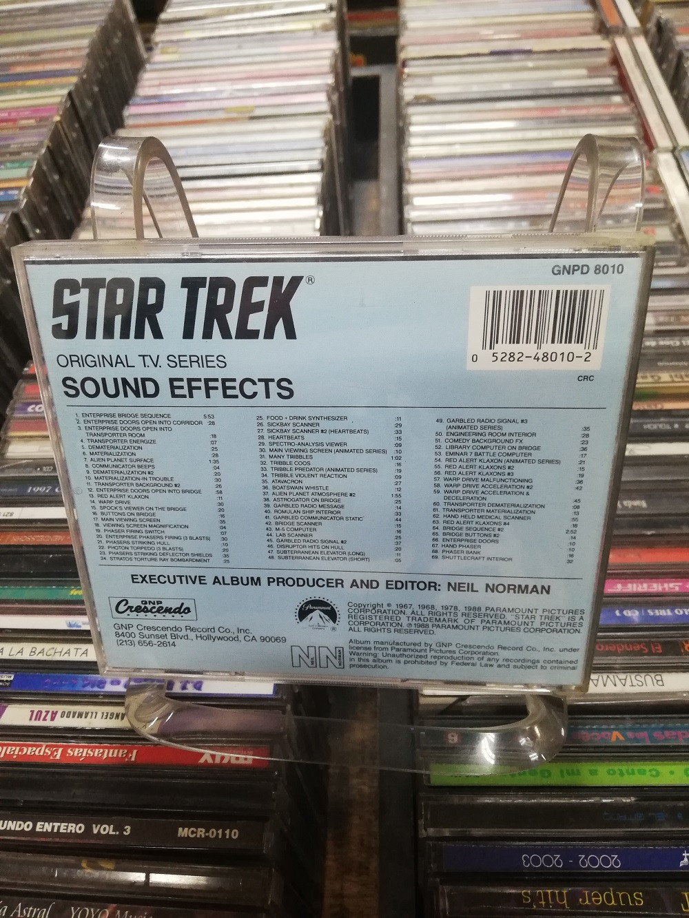 Imagen CD STAR TREK SOUND EFFECTS 2