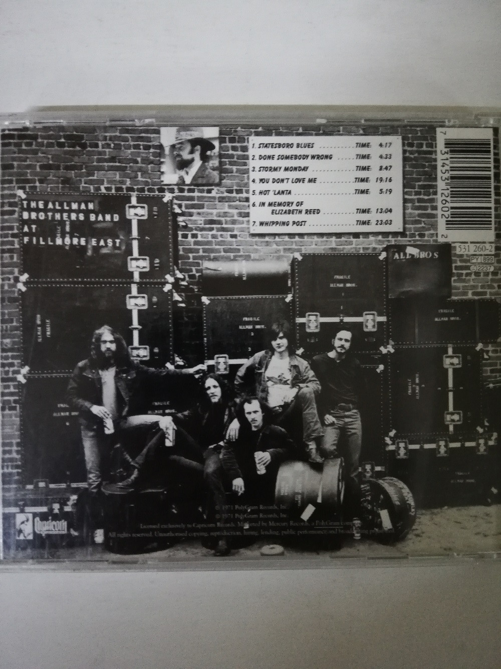 Imagen CD THE ALLMAN BROTHERS BAND - AT FILLMORE EAST 2