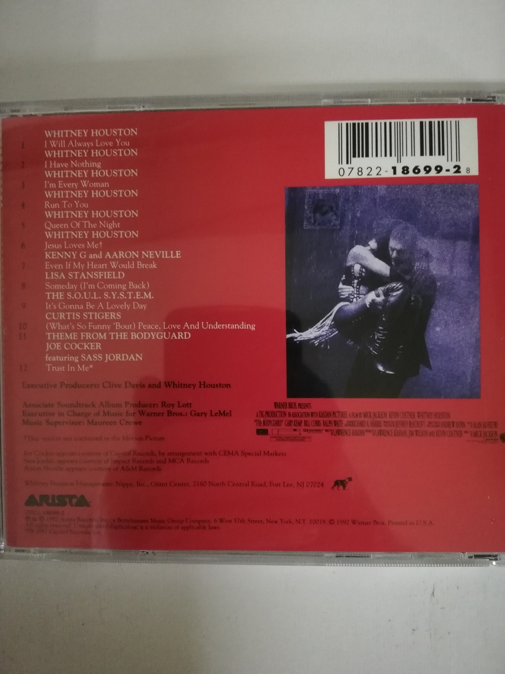 Imagen CD THE BODYGUARD - ORIGINAL SOUNDTRACK ALBUM 2