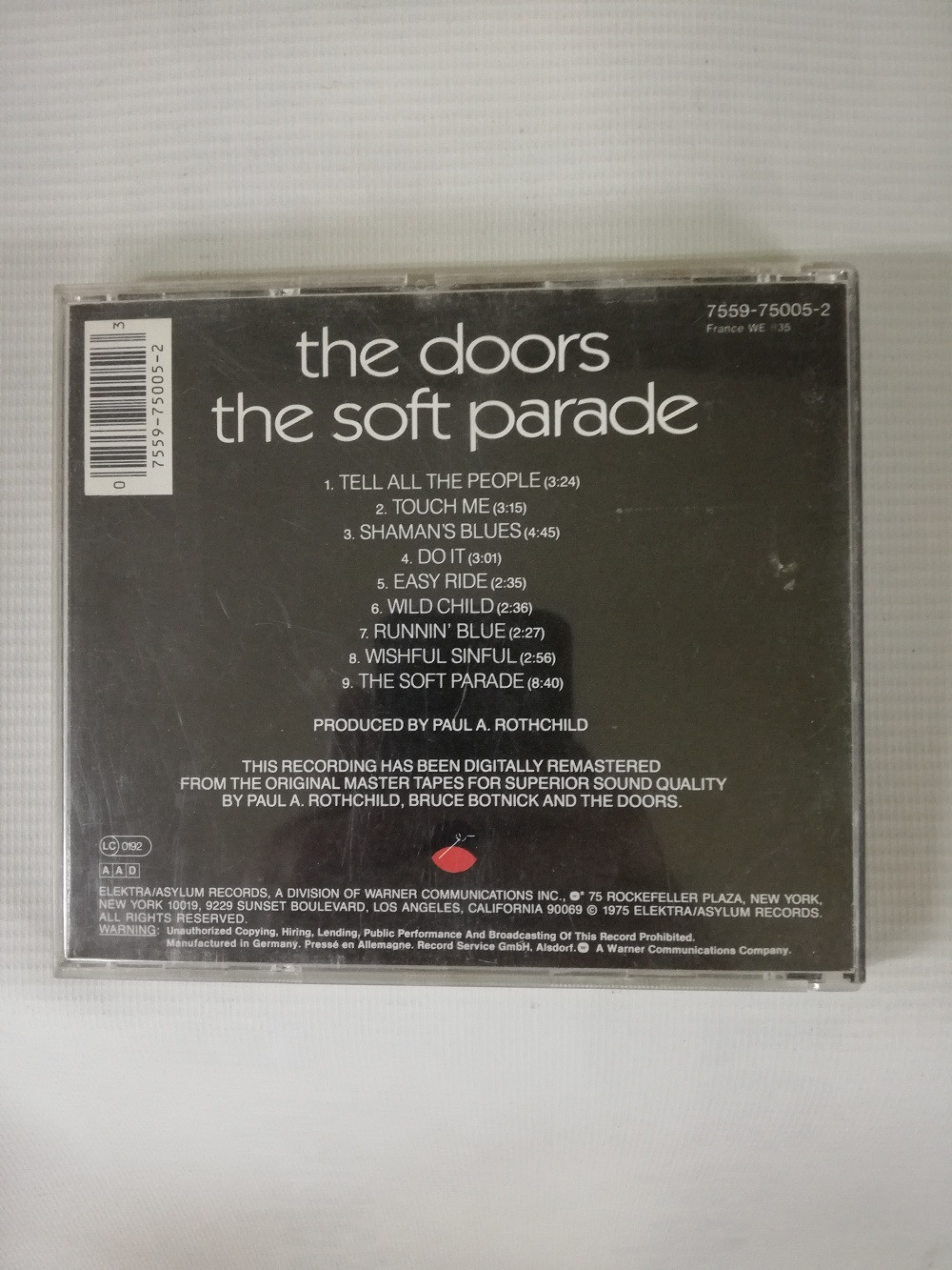Imagen CD THE DOORS - THE SOFT PARADE 2