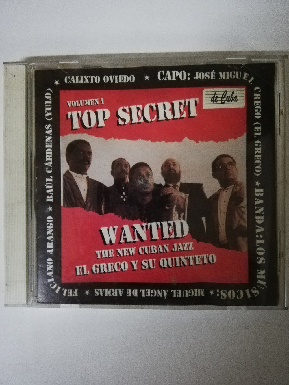 Imagen CD THE NEW YORK CUBAN JAZZ EL GRECO Y SU QUINTETO - TOP SECRET VOL. 1