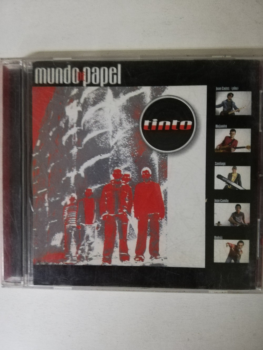 Imagen CD TINTO - MUNDO DE PAPEL