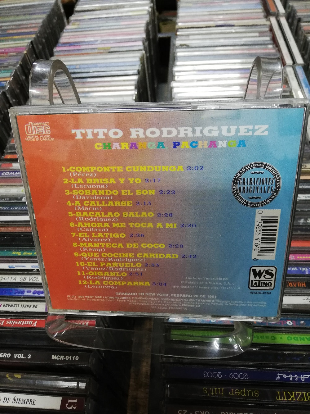 Imagen CD TITO RODRIGUEZ AND HIS CHARANGA - CHARANGA PACHANGA 2
