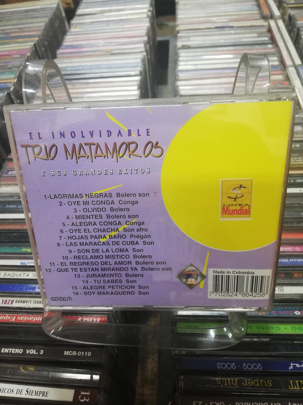 Imagen CD TRIO MATAMOROS - EL INOLVIDABLE  2