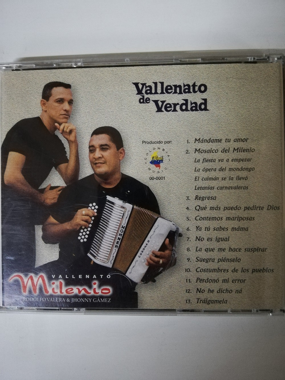 Imagen CD VALLENATO MILENIO - VALLENATO DE VERDAD 2