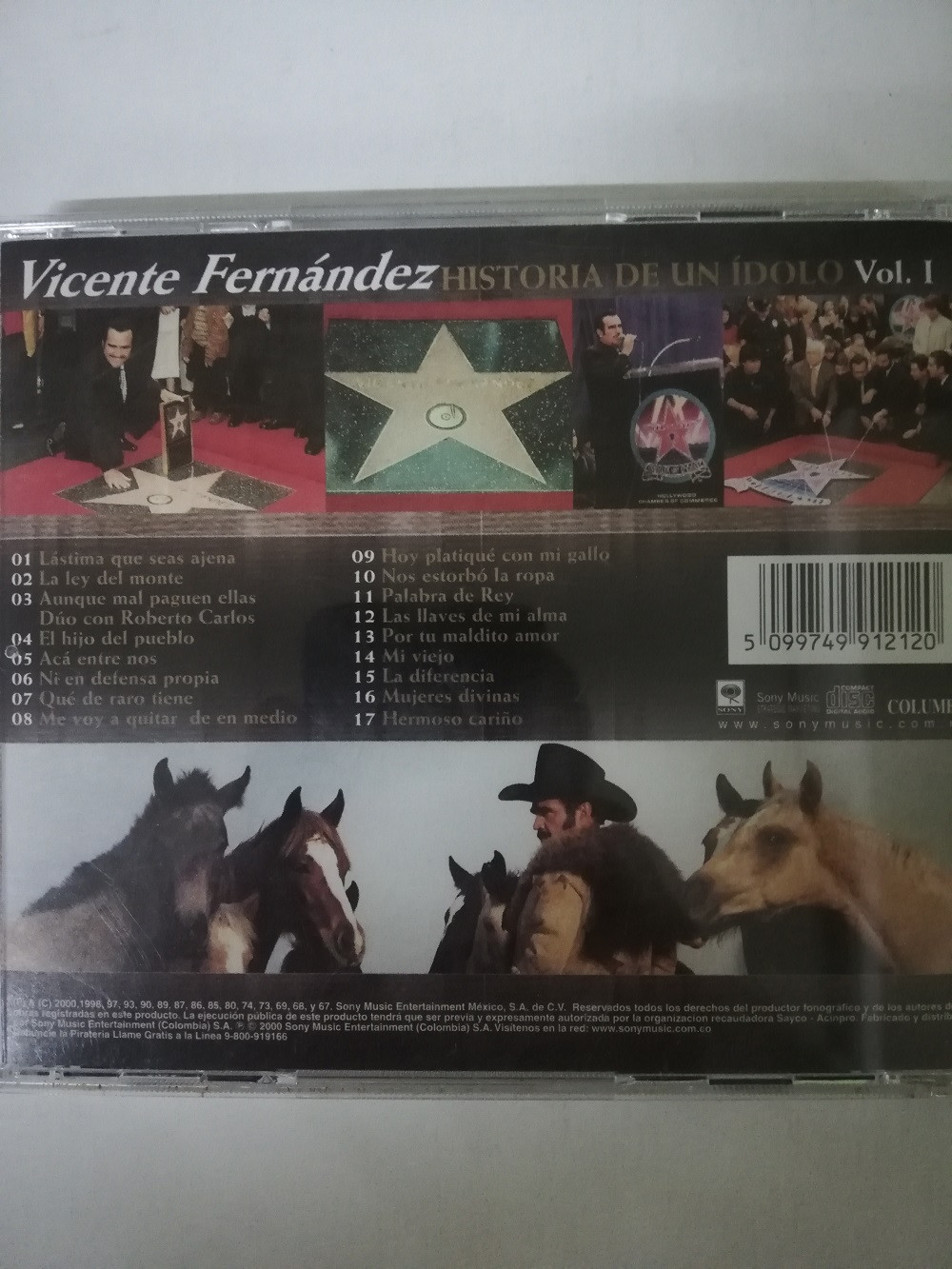 Imagen CD VICENTE FERNANDEZ - HISTORIA DE UN IDOLO VOL. 1 2
