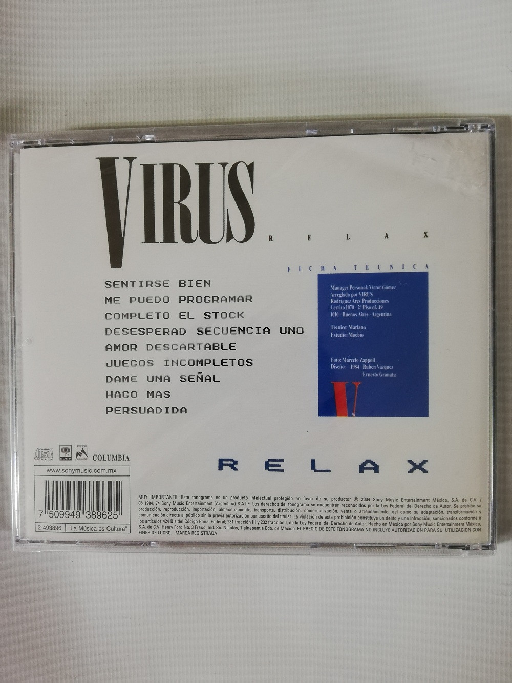 Imagen CD VIRUS - RELAX 2