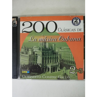 ImagenCD X 2 200 CLÁSICAS DE LA MÚSICA CUBANA VOL. 2 - CUIDADITO COMPAY GALLO