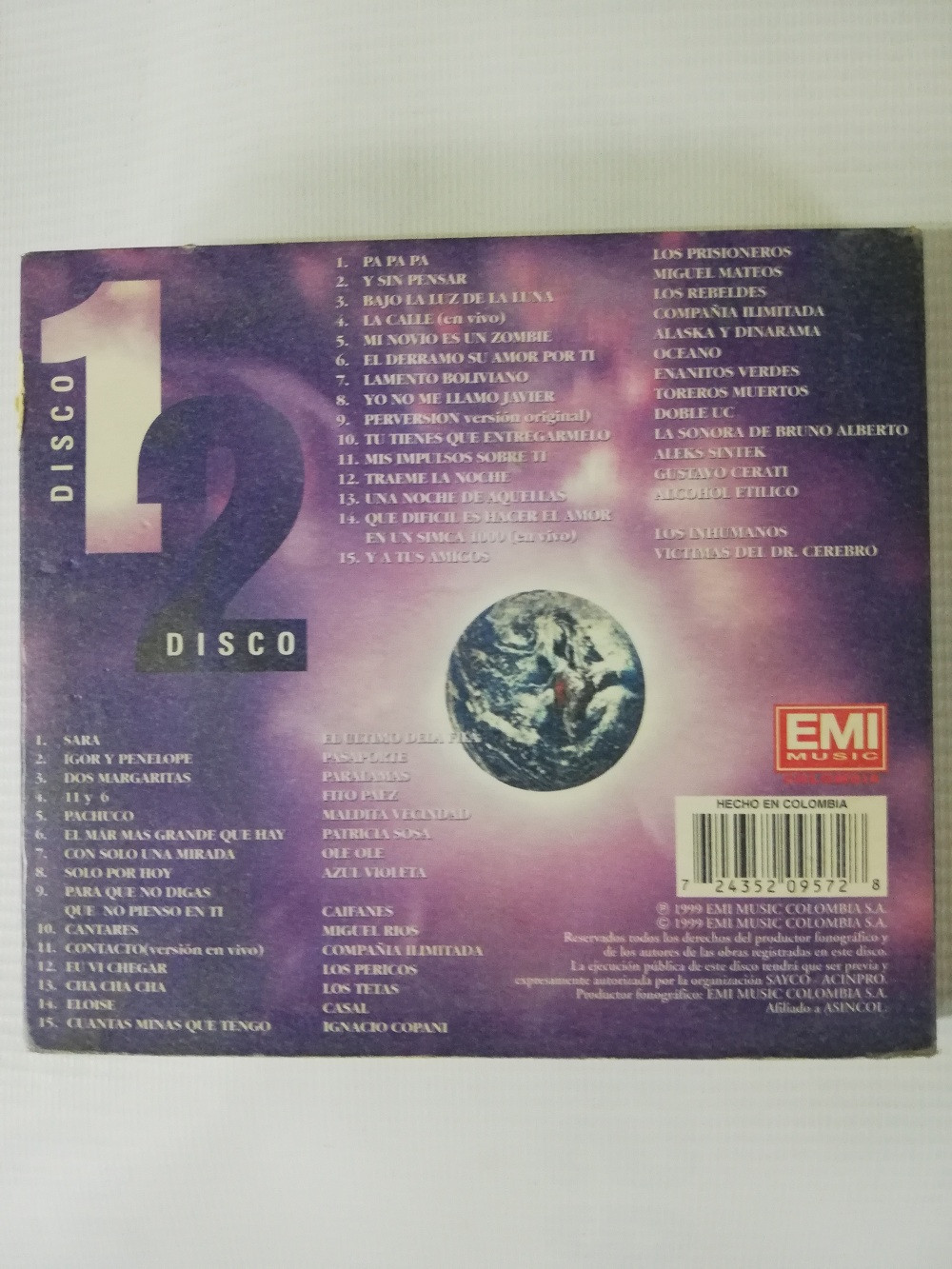 Imagen CD X 2 EL MEJOR DISCO DE ROCK EN ESPAÑOL DEL MUNDO - EDICIÓN DE LUJO LIMITADA 2