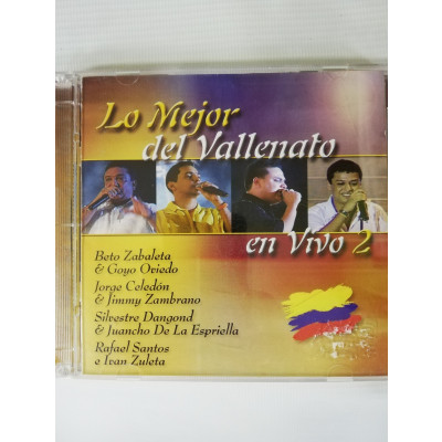 ImagenCD X 2 LO MEJOR DEL VALLENATO EN VIVO 2 - VARIOS INTÉRPRETES