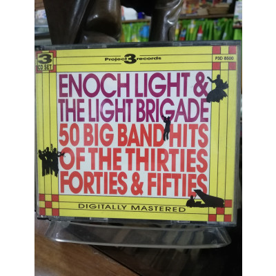 ImagenCD X 3 ENOCH LIGHT & THE LIGHT BRIGADE - 50 BIG BAND HITS OF THE THIRTIES, FORTIES & FIFTIES