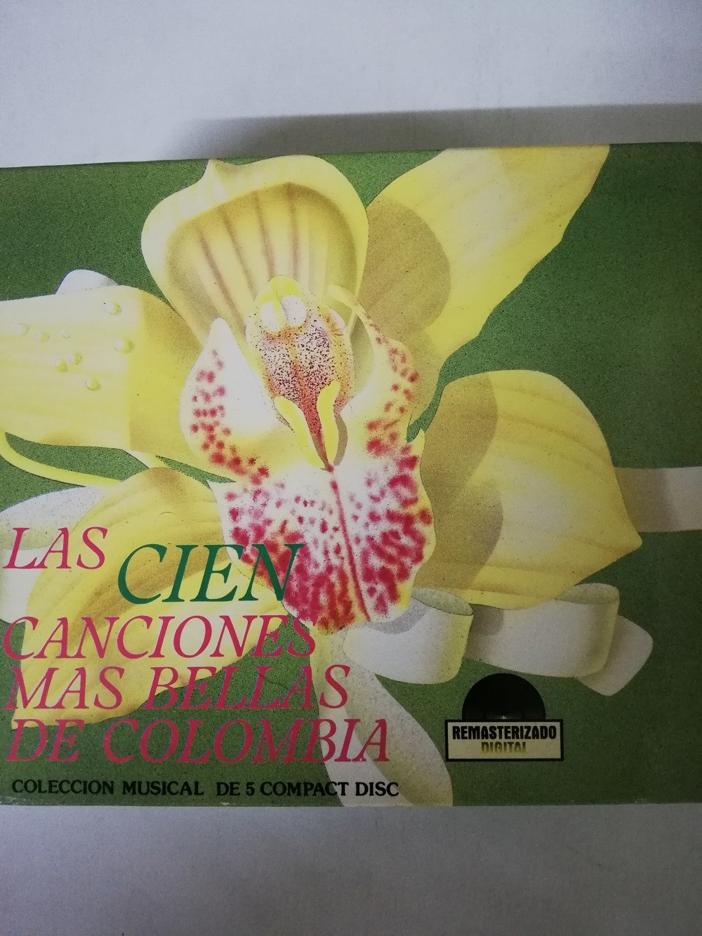 Imagen CD X 5 LAS CIEN CANCIONES MAS BELLAS DE COLOMBIA - ARTISTAS VARIOS