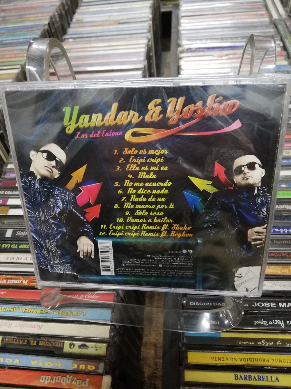 Imagen CD YANDAR & YOSLIN - LOS DEL ENTONE 2