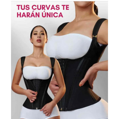 Faja Cinturilla Tipo Corset Tela Powernet 3 Nivel Regulacion